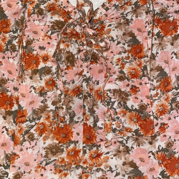 Wild Fable Floral Sundress - Rust & Pink Combo - Picture 7 of 13